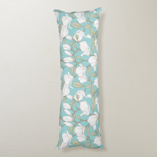 花柄 ボディピロー (裏面 (縦))