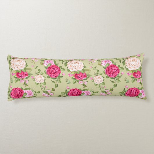 花柄 ボディピロー (裏面)