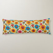 花柄 ボディピロー (裏面)