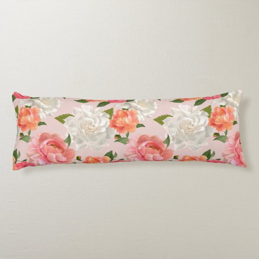 花柄 ボディピロー (裏面)