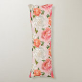 花柄 ボディピロー (正面縦)