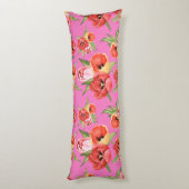 花柄 ボディピロー (裏面 (縦))