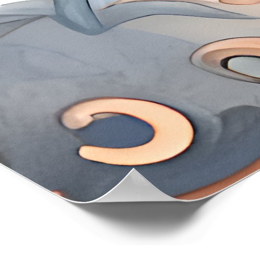 花柄 ポスター (角)