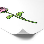 花柄 ポスター (角)