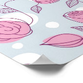 花柄 ポスター (角)