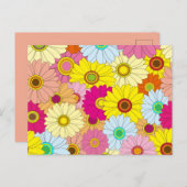 花柄 ポストカード (正面/裏面)