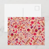 花柄 ポストカード (正面/裏面)