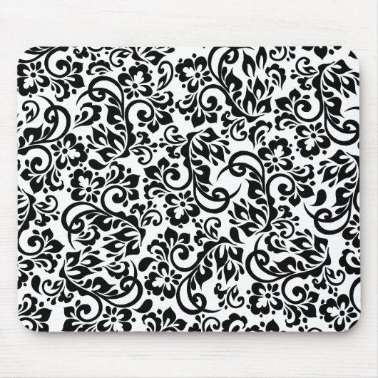 花柄 マウスパッド (正面)