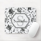 花柄 マウスパッド (マウス)