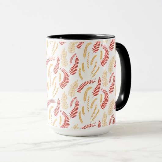 花柄 マグカップ (正面右)