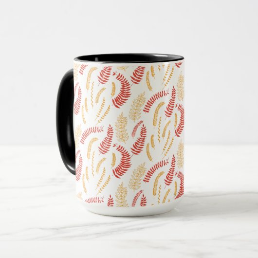 花柄 マグカップ (正面左)