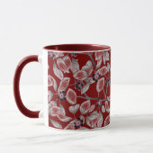 花柄 マグカップ (左)