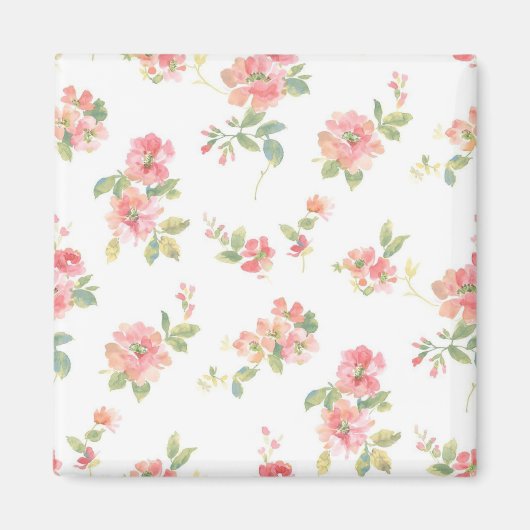 花柄 マグネット (正面)