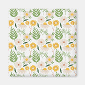 花柄 マグネット (正面)