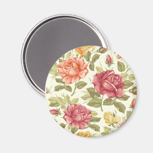 花柄 マグネット (正面/裏面)