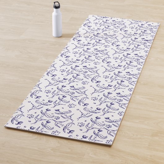 花柄 ヨガマット (インサイチュ)