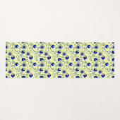 花柄 ヨガマット (正面(横))