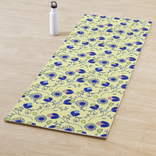 花柄 ヨガマット (インサイチュ)