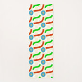 花柄 ヨガマット (正面)