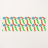 花柄 ヨガマット (正面(横))