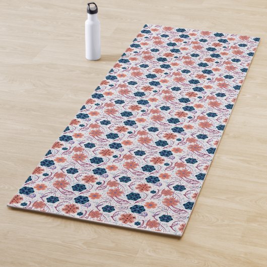 花柄 ヨガマット (インサイチュ)