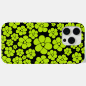 花柄 – ライムグリーン Case-Mate iPhoneケース (裏面 (横))