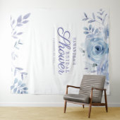 花柄 ライラック フォトブース  ブライダルシャワー 背景 タペストリー (インサイチュ(横))