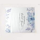 花柄 ライラック ブライダル シャワー フォト ブース 背景 タペストリー (正面(横))