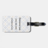 花柄 ラゲッジタグ (裏面横)