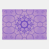 花柄 ラッピングペーパーシート (正面2)