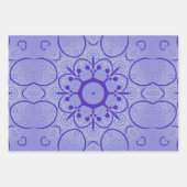 花柄 ラッピングペーパーシート (正面)