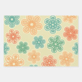 花柄 ラッピングペーパーシート (正面3)