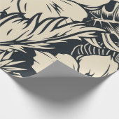 花柄 ラッピングペーパー (角)