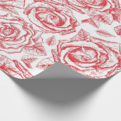 花柄 ラッピングペーパー (角)