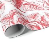 花柄 ラッピングペーパー (ロールコーナー)