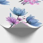 花柄 ラッピングペーパー (角)