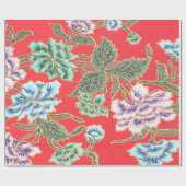 花柄 ラッピングペーパー (フラット)