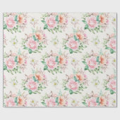 花柄 ラッピングペーパー (フラット)