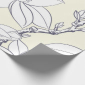 花柄 ラッピングペーパー (角)