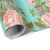 花柄 ラッピングペーパー (ロールコーナー)