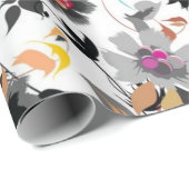 花柄 ラッピングペーパー (ロールコーナー)