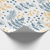 花柄 ラッピングペーパー (角)