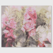 花柄 ラッピングペーパー (フラット)