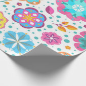 花柄 ラッピングペーパー (角)