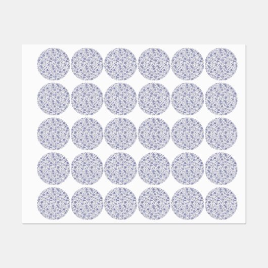 花柄 ラベル (シート)