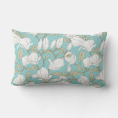 花柄 ランバークッション (裏面)