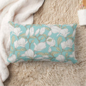 花柄 ランバークッション (ブランケット)