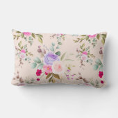 花柄 ランバークッション (裏面)