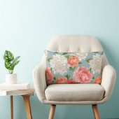 花柄 ランバークッション (椅子)