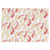 花柄 ラージペーパーバッグ (裏面)